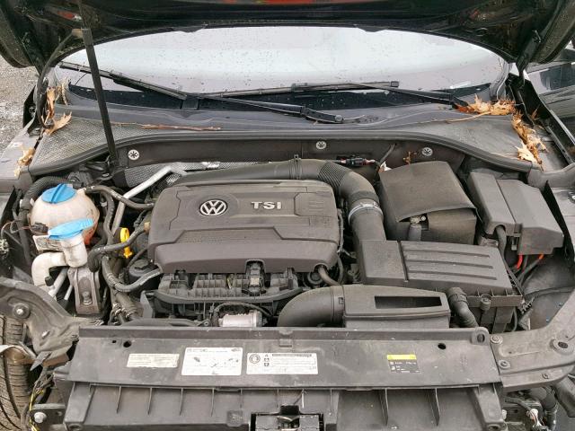 1VWAT7A38FC020062 - 2015 VOLKSWAGEN PASSAT S BLACK photo 7