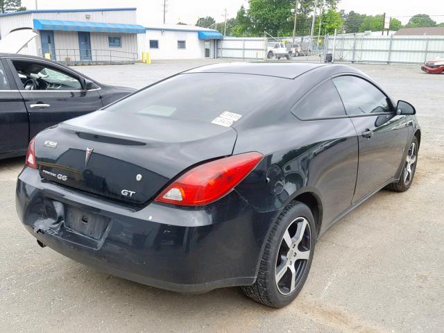 1G2ZH18N674243373 - 2007 PONTIAC G6 GT BLACK photo 4