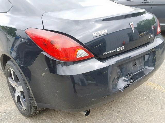 1G2ZH18N674243373 - 2007 PONTIAC G6 GT BLACK photo 9