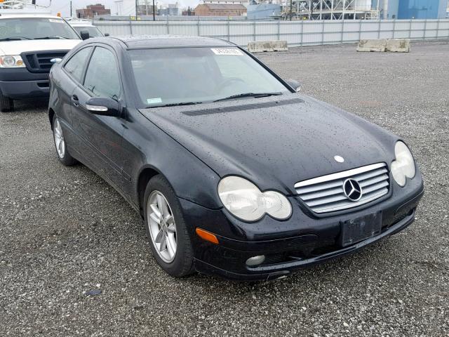 WDBRN40J03A431878 - 2003 MERCEDES-BENZ C 230K SPO BLACK photo 1