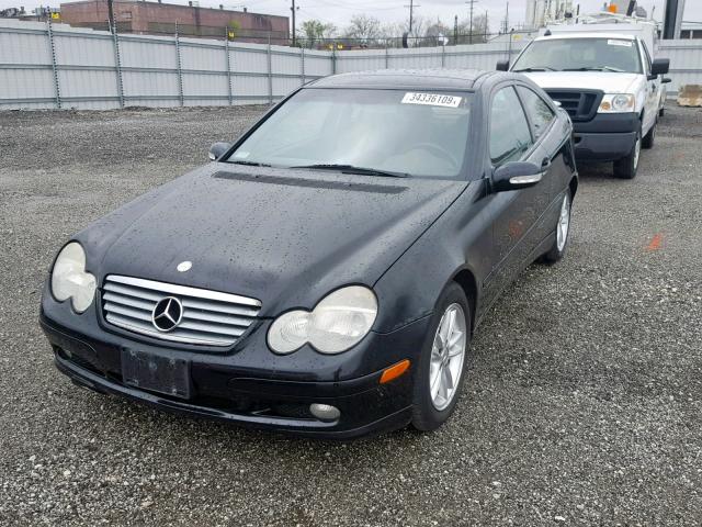 WDBRN40J03A431878 - 2003 MERCEDES-BENZ C 230K SPO BLACK photo 2