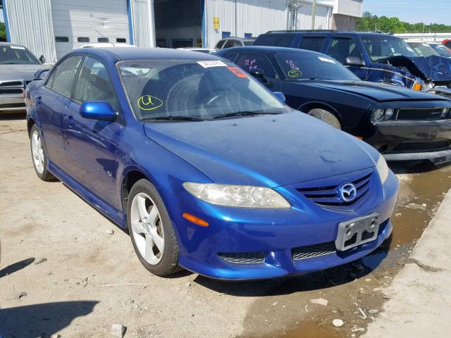 1YVHP80D955M21428 - 2005 MAZDA 6 S BLUE photo 1