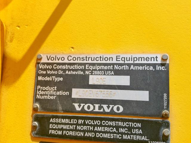 L90EV67556 - 2006 VOLVO L90E Q/C YELLOW photo 10