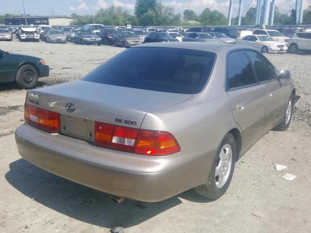 JT8BF28G4X5068737 - 1999 LEXUS ES 300 TAN photo 4