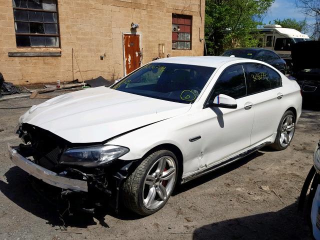 WBAKP9C59EDZ35286 - 2014 BMW 550 XI WHITE photo 2