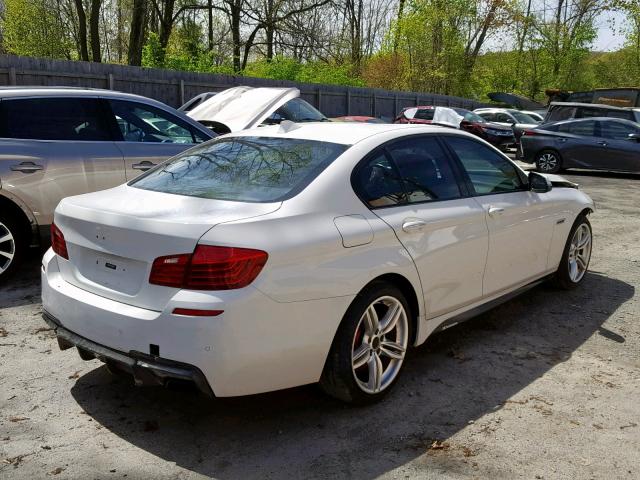 WBAKP9C59EDZ35286 - 2014 BMW 550 XI WHITE photo 4