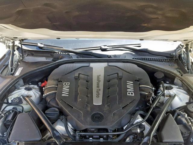 WBAKP9C59EDZ35286 - 2014 BMW 550 XI WHITE photo 7