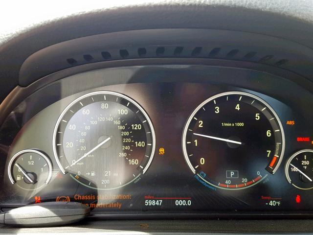 WBAKP9C59EDZ35286 - 2014 BMW 550 XI WHITE photo 8