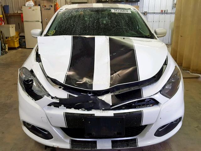 1C3CDFBA6DD288071 - 2013 DODGE DART SXT WHITE photo 9