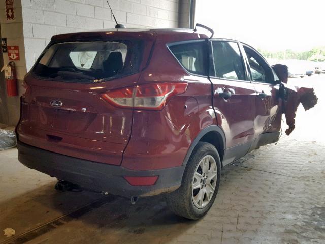 1FMCU0F75EUC82055 - 2014 FORD ESCAPE S ORANGE photo 4