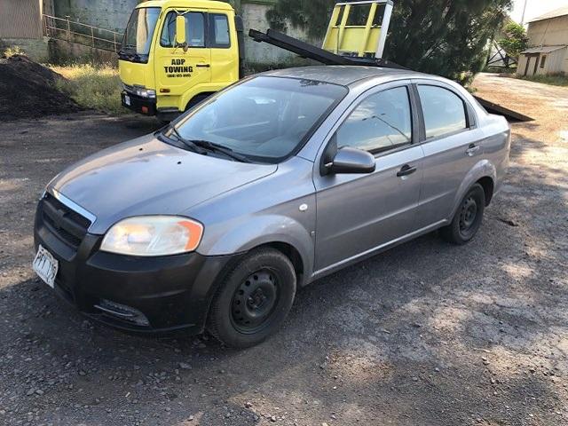 KL1TD56677B053777 - 2007 CHEVROLET AVEO BASE Сұр фото 2