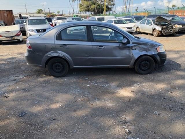 KL1TD56677B053777 - 2007 CHEVROLET AVEO BASE Сұр фото 9