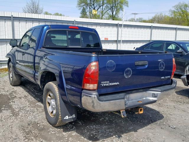 5TEUU42N36Z317303 - 2006 TOYOTA TACOMA ACC BLUE photo 3