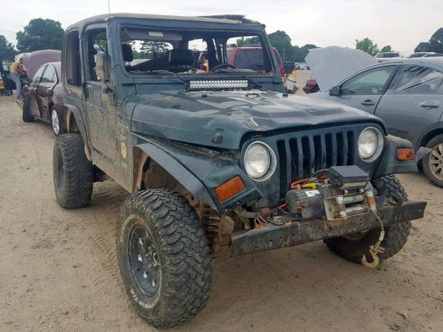 1J4FY19S9XP462825 - 1999 JEEP WRANGLER / GREEN photo 1