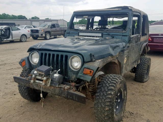 1J4FY19S9XP462825 - 1999 JEEP WRANGLER / GREEN photo 2