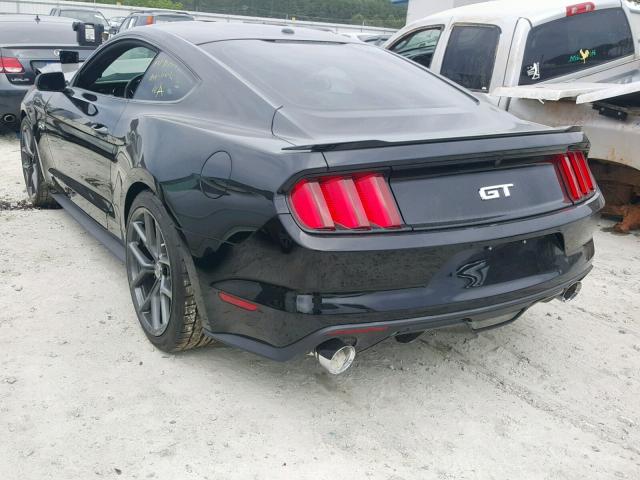 1FA6P8CF2F5340689 - 2015 FORD MUSTANG GT BLACK photo 3