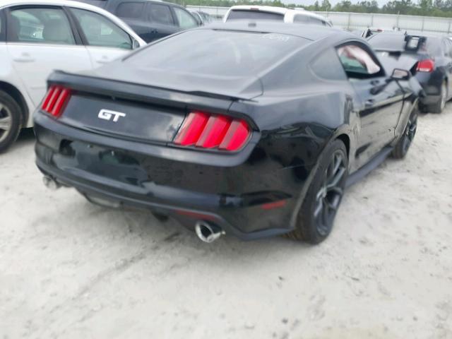 1FA6P8CF2F5340689 - 2015 FORD MUSTANG GT BLACK photo 4