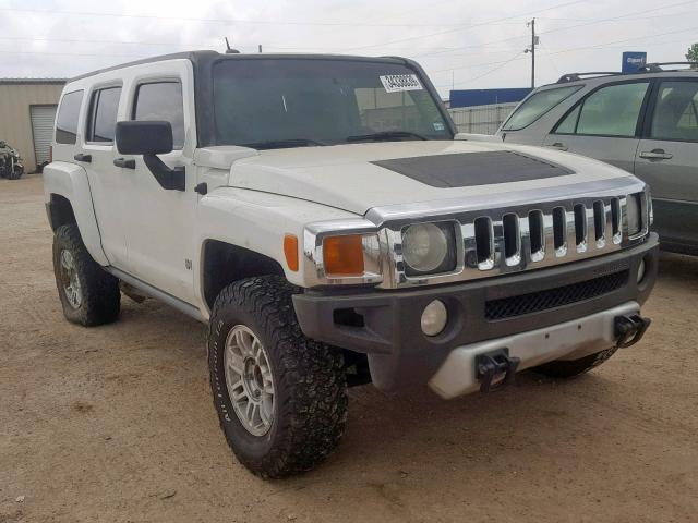 5GTEN13E688116362 - 2008 HUMMER H3 WHITE photo 1