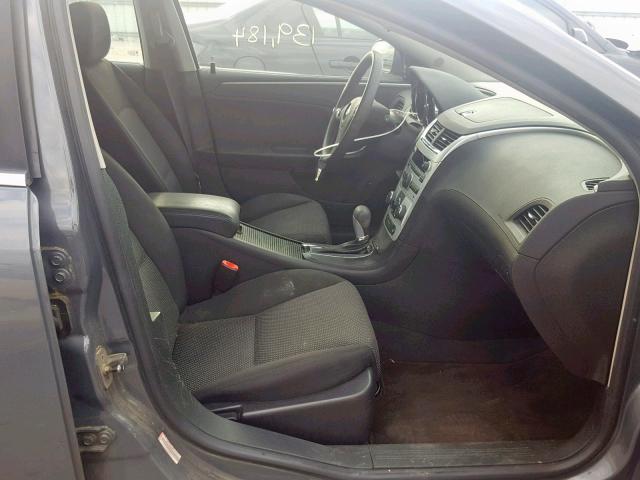 1G1ZH57B094104684 - 2009 CHEVROLET MALIBU 1LT GRAY photo 5