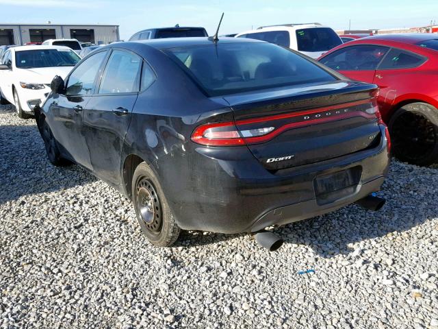 1C3CDFBB8FD286057 - 2015 DODGE DART SXT BLACK photo 3