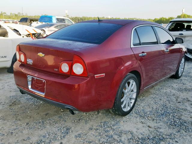 1G1ZK57748F238520 - 2008 CHEVROLET MALIBU LTZ 红色 照片 4