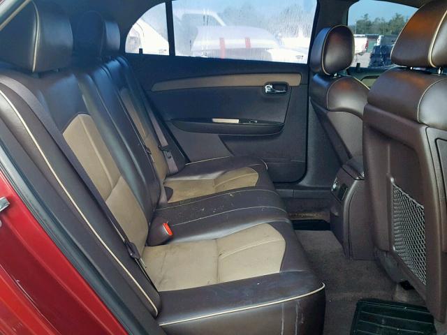 1G1ZK57748F238520 - 2008 CHEVROLET MALIBU LTZ 红色 照片 6