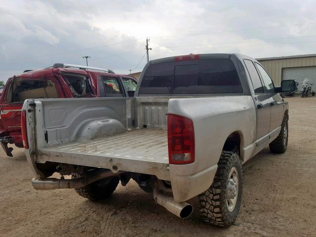 3D7KR28AX7G827930 - 2007 DODGE RAM 2500 S GRAY photo 4