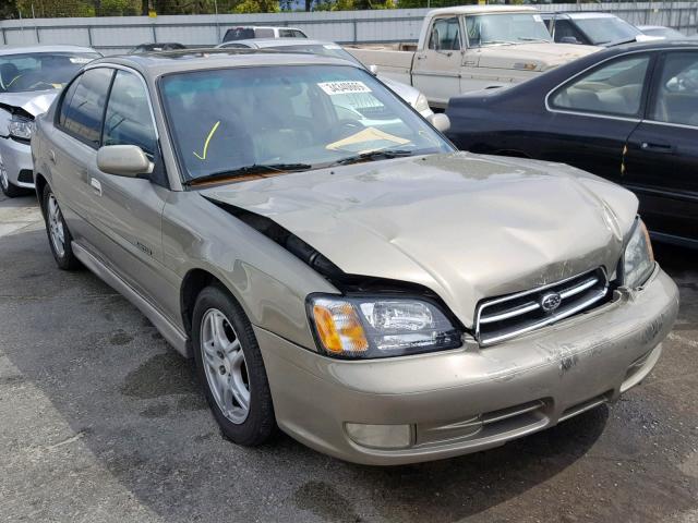 4S3BE656417200284 - 2001 SUBARU LEGACY GT GOLD photo 1