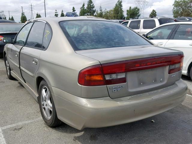 4S3BE656417200284 - 2001 SUBARU LEGACY GT GOLD photo 3