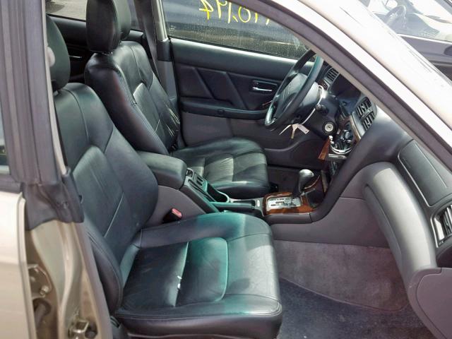 4S3BE656417200284 - 2001 SUBARU LEGACY GT GOLD photo 5