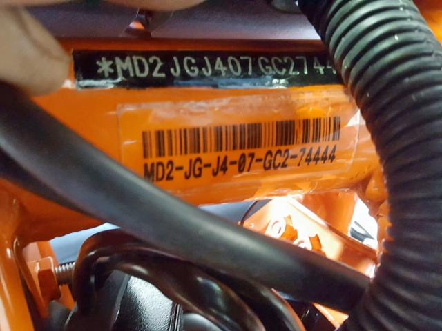 MD2JGJ407GC274444 - 2016 KTM RC 390 ORANGE photo 10