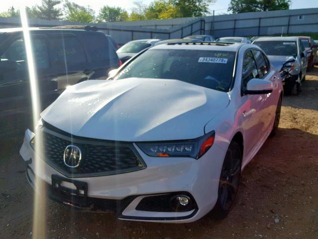 19UUB2F60KA007175 - 2019 ACURA TLX WHITE photo 2