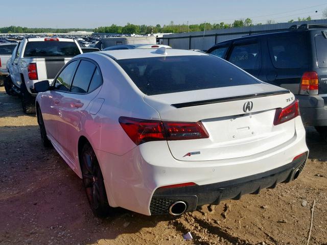 19UUB2F60KA007175 - 2019 ACURA TLX WHITE photo 3