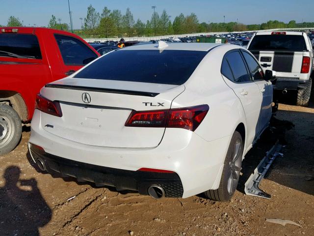 19UUB2F60KA007175 - 2019 ACURA TLX WHITE photo 4