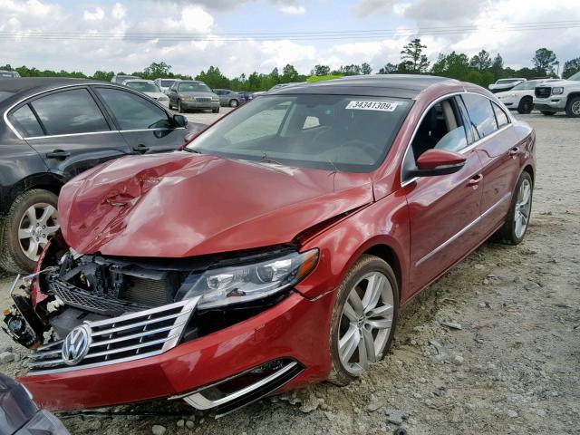 WVWRP7AN8DE545829 - 2013 VOLKSWAGEN CC LUXURY RED photo 2