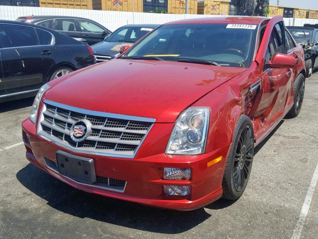 1G6DZ67A680166028 - 2008 CADILLAC STS RED photo 2