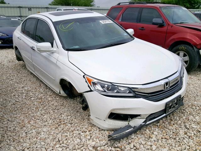 1HGCR2F85GA111421 - 2016 HONDA ACCORD EXL WHITE photo 1