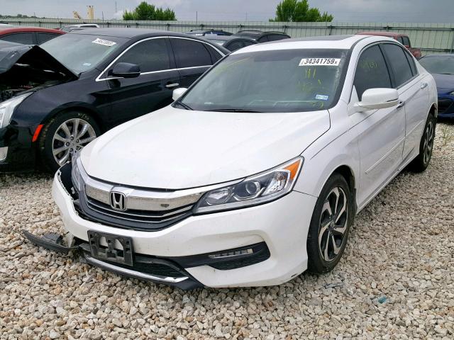 1HGCR2F85GA111421 - 2016 HONDA ACCORD EXL WHITE photo 2