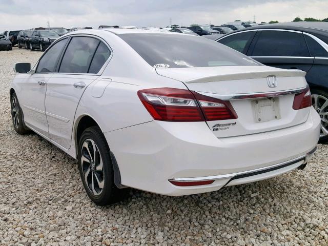 1HGCR2F85GA111421 - 2016 HONDA ACCORD EXL WHITE photo 3