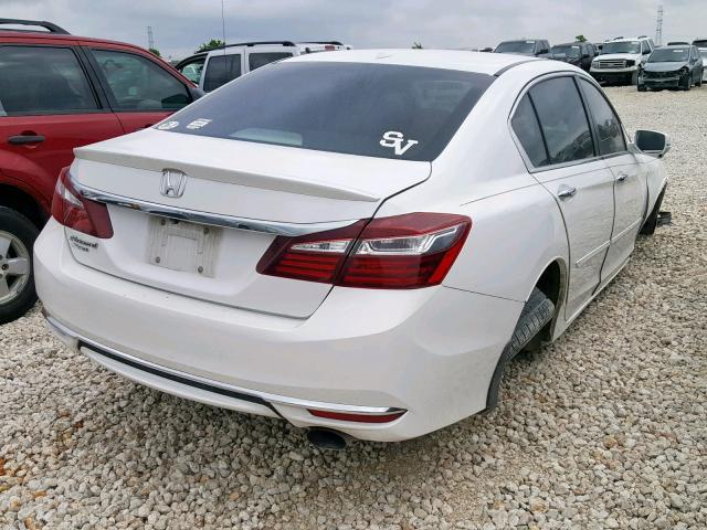 1HGCR2F85GA111421 - 2016 HONDA ACCORD EXL WHITE photo 4