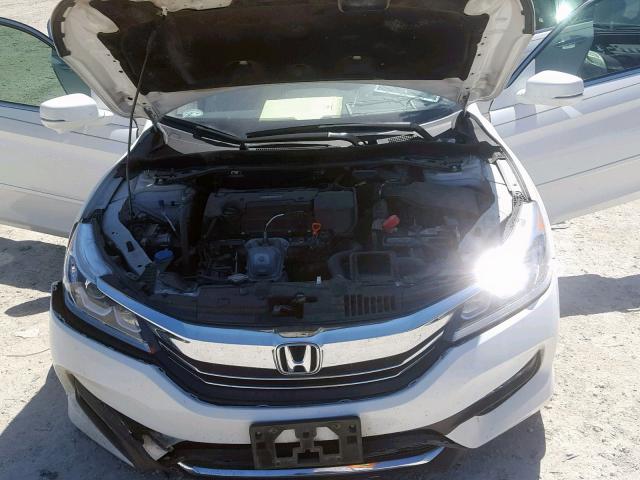 1HGCR2F85GA111421 - 2016 HONDA ACCORD EXL WHITE photo 7