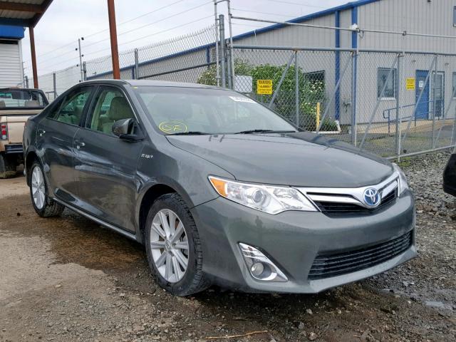 4T1BD1FK9CU038816 - 2012 TOYOTA CAMRY HYBR GREEN photo 1