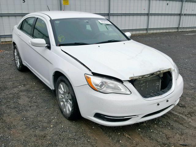 1C3CCBABXCN295961 - 2012 CHRYSLER 200 LX WHITE photo 1