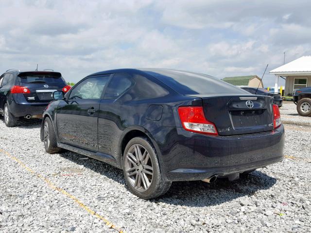 JTKJF5C73B3012047 - 2011 TOYOTA SCION TC BLACK photo 3