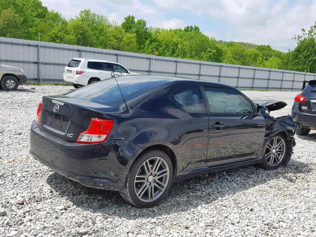 JTKJF5C73B3012047 - 2011 TOYOTA SCION TC BLACK photo 4