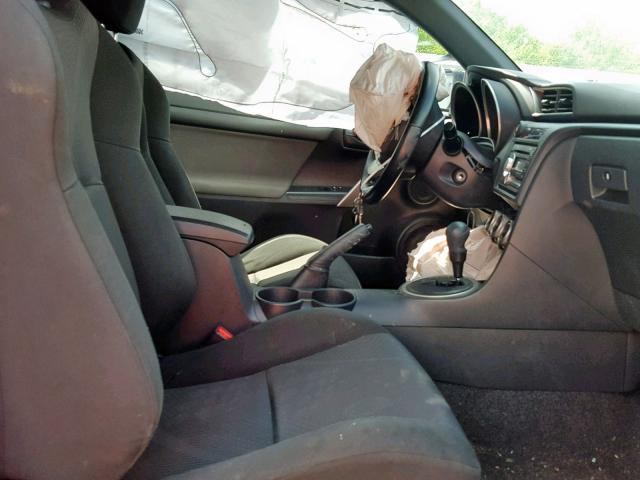 JTKJF5C73B3012047 - 2011 TOYOTA SCION TC BLACK photo 5