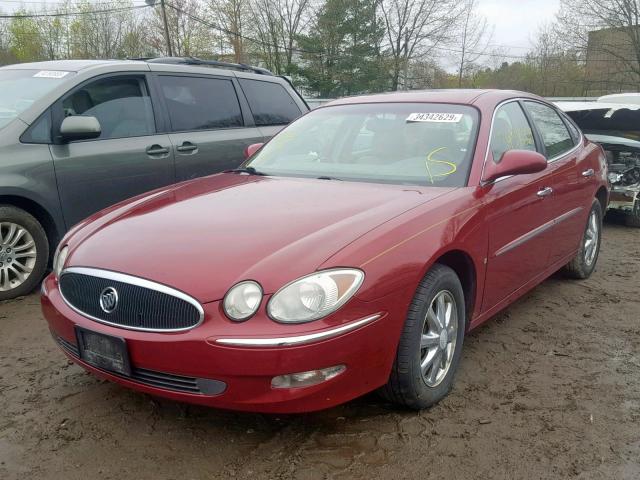 2G4WD582161168711 - 2006 BUICK LACROSSE C RED photo 2