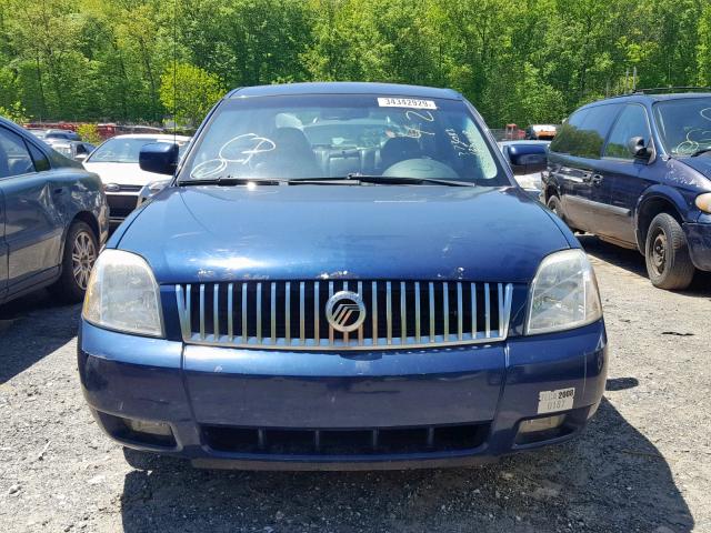 1MEHM42166G615252 - 2006 MERCURY MONTEGO PR BLUE photo 9