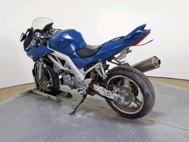 JS1VP53A332101037 - 2003 SUZUKI SV650 BLUE photo 6