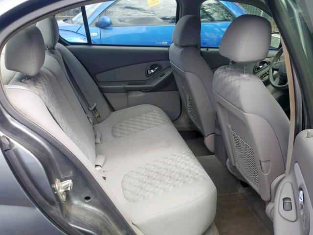 1G1ZT52855F220522 - 2005 CHEVROLET MALIBU LS GRAY photo 6